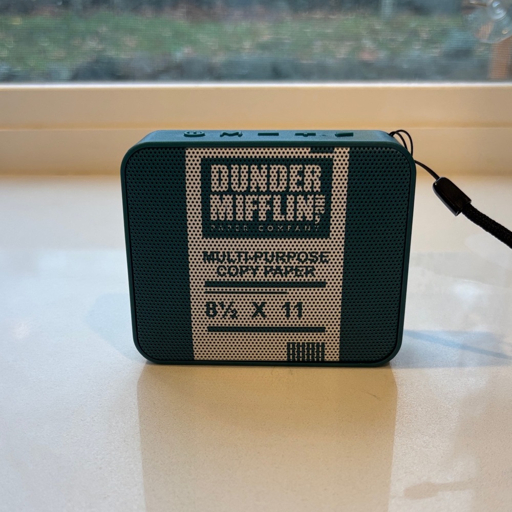 Dunder Mifflin Portable Bluetooth Speaker